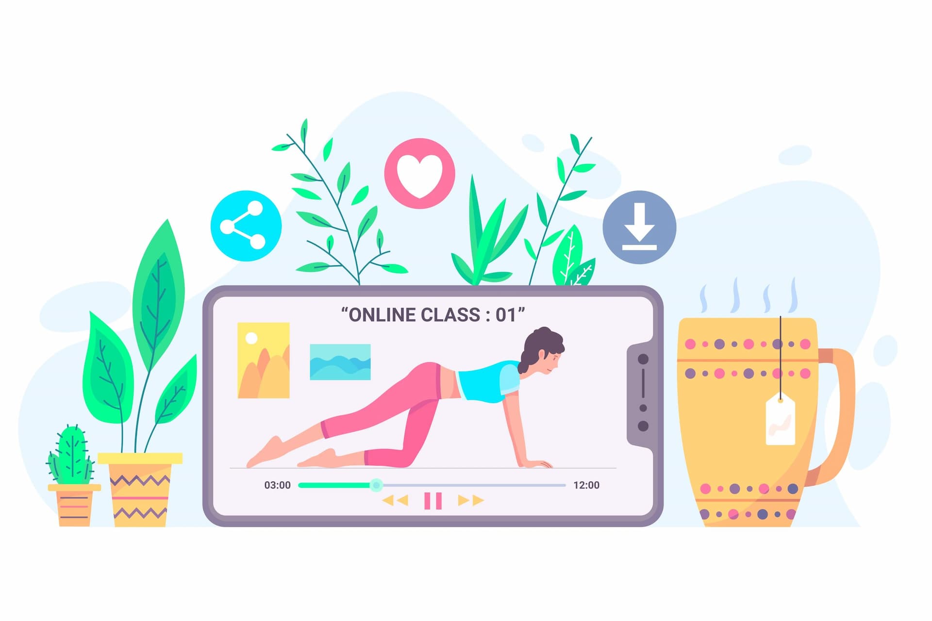 Virtual training interaction