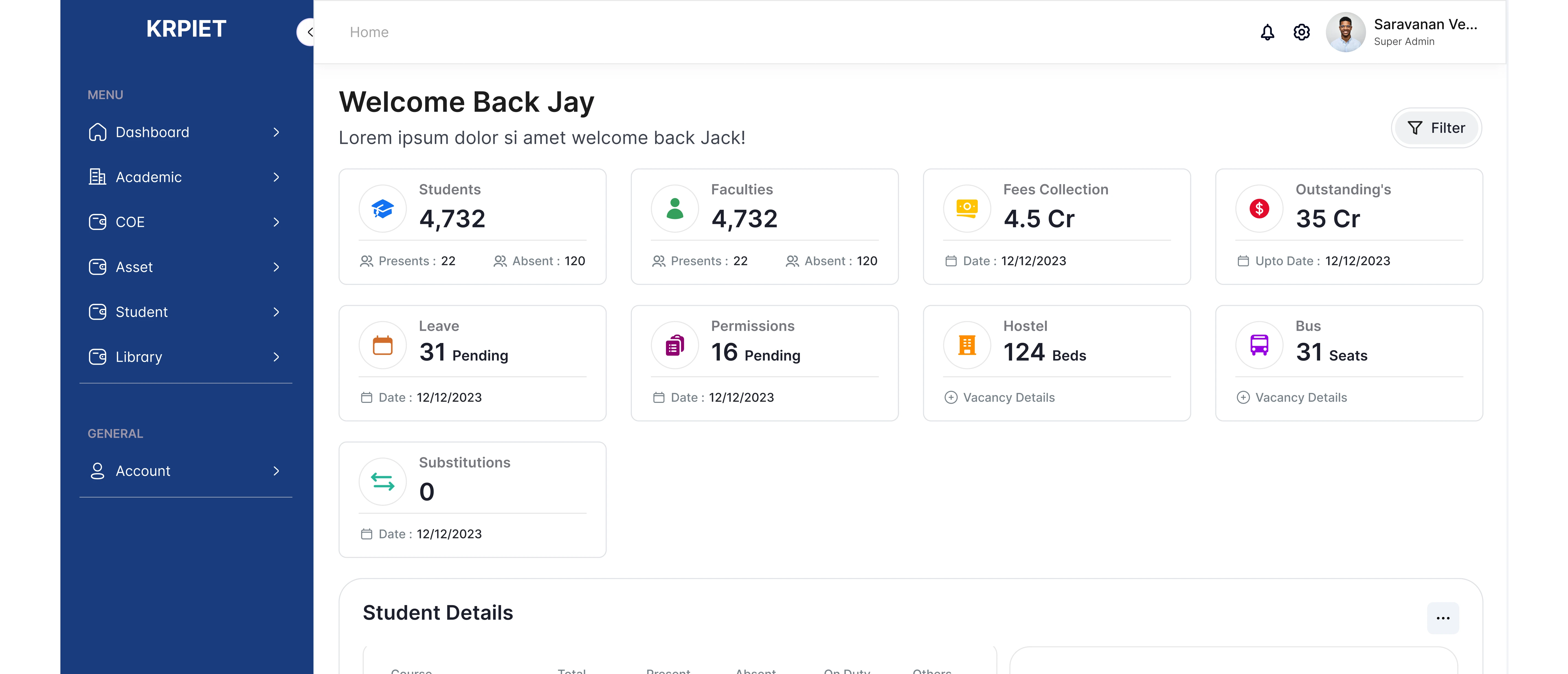 ERP software dashboard for business process automation by Shrewd Business Solution